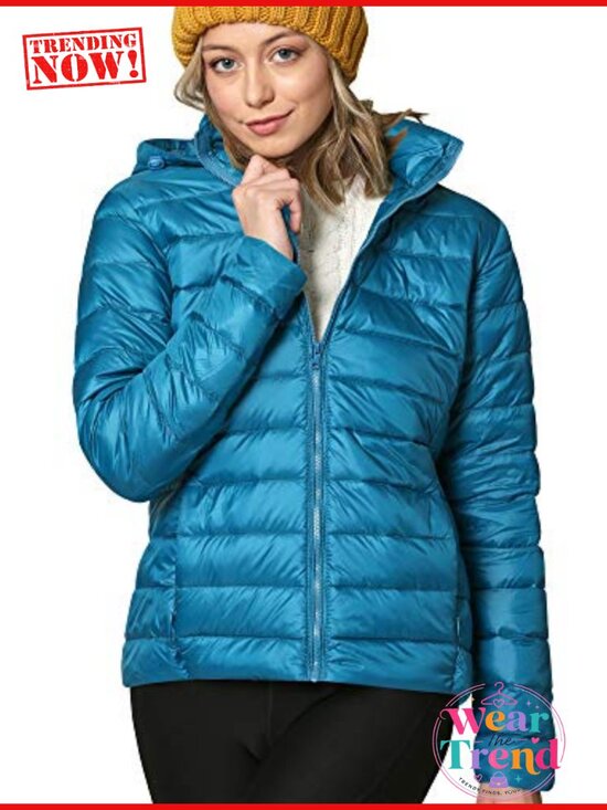 Jackets & Blazers - Packable Ultra Light Weight Down Jacket Removable Hood